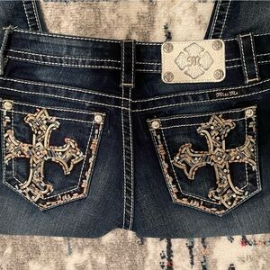 Miss Me Dark Blue Boot Cut Jeans